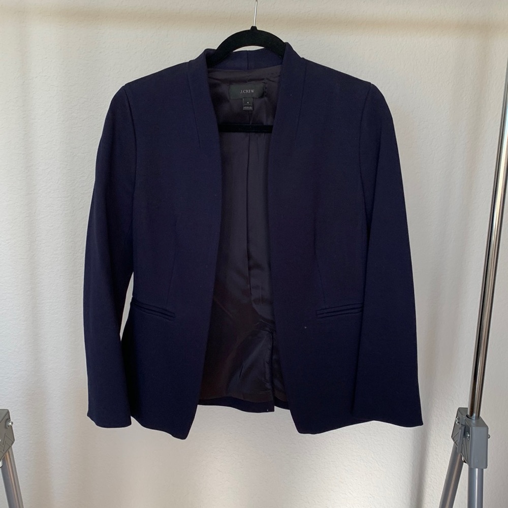 MOVING SALE! J. Crew Navy Going Out Blazer - Size 4